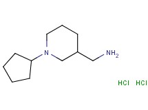 [(1-cyclopentyl-3-piperidinyl)methyl]amine dihydrochloride