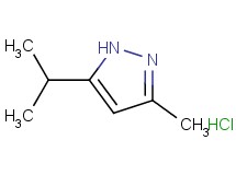 5-isopropyl-3-methyl-1H-pyrazole hydrochloride 5-isopropyl-3-methyl-1H-pyrazole hydrochloride