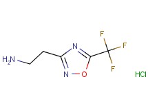 {2-[5-(trifluoromethyl)-1,2,4-oxadiazol-3-yl]ethyl}amine hydrochloride