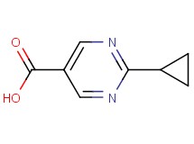 2-cyclopropyl-5-pyrimidinecarboxylic acid 2-cyclopropyl-5-pyrimidinecarboxylic acid