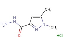 1,5-dimethyl-1H-pyrazole-3-carbohydrazide hydrochloride 1,5-dimethyl-1H-pyrazole-3-carbohydrazide hydrochloride