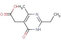(2-ethyl-4-methyl-6-oxo-1,6-dihydro-5-pyrimidinyl)acetic acid (2-ethyl-4-methyl-6-oxo-1,6-dihydro-5-pyrimidinyl)acetic acid