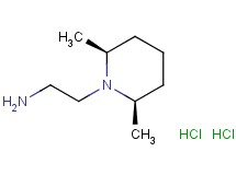 {2-[cis-2,6-dimethyl-1-piperidinyl]ethyl}amine dihydrochloride