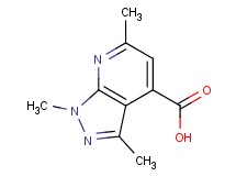 1,3,6-trimethyl-1H-pyrazolo[3,4-b]pyridine-4-carboxylic acid