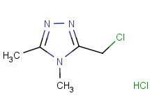3-(chloromethyl)-4,5-dimethyl-4H-1,2,4-triazole hydrochloride