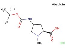 (4R)-4-[(tert-butoxycarbonyl)amino]-1-methyl-L-proline hydrochloride