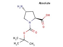 (4R)-4-amino-1-(tert-butoxycarbonyl)-L-proline (4R)-4-amino-1-(tert-butoxycarbonyl)-L-proline