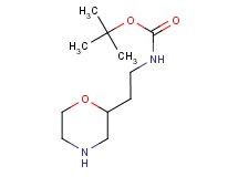 tert-butyl (2-morpholin-2-ylethyl)carbamate
