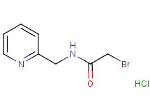 2-bromo-N-(2-pyridinylmethyl)acetamide hydrochloride