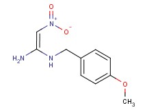 (Z)-N~1~-(4-methoxybenzyl)-2-nitroethylene-1,1-diamine (Z)-N~1~-(4-methoxybenzyl)-2-nitroethylene-1,1-diamine