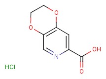2,3-dihydro[1,4]dioxino[2,3-c]pyridine-7-carboxylic acid hydrochloride