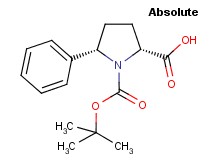 (5S)-1-(tert-butoxycarbonyl)-5-phenyl-D-proline (5S)-1-(tert-butoxycarbonyl)-5-phenyl-D-proline