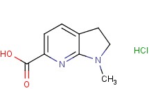 1-methyl-2,3-dihydro-1H-pyrrolo[2,3-b]pyridine-6-carboxylic acid hydrochloride