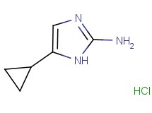 5-cyclopropyl-1H-imidazol-2-amine hydrochloride