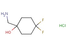 1-(aminomethyl)-4,4-difluorocyclohexanol hydrochloride 1-(aminomethyl)-4,4-difluorocyclohexanol hydrochloride