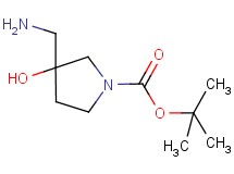 tert-butyl 3-(aminomethyl)-3-hydroxy-1-pyrrolidinecarboxylate tert-butyl 3-(aminomethyl)-3-hydroxy-1-pyrrolidinecarboxylate
