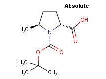 (5S)-1-(tert-butoxycarbonyl)-5-methyl-D-proline (5S)-1-(tert-butoxycarbonyl)-5-methyl-D-proline