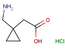 [1-(aminomethyl)cyclopropyl]acetic acid hydrochloride