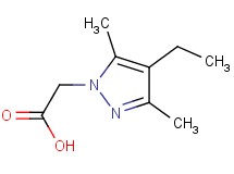 (4-ethyl-3,5-dimethyl-1H-pyrazol-1-yl)acetic acid (4-ethyl-3,5-dimethyl-1H-pyrazol-1-yl)acetic acid