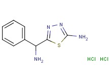 5-[amino(phenyl)methyl]-1,3,4-thiadiazol-2-amine dihydrochloride