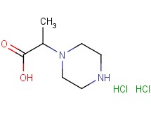 2-(1-piperazinyl)propanoic acid dihydrochloride 2-(1-piperazinyl)propanoic acid dihydrochloride
