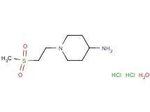 1-[2-(methylsulfonyl)ethyl]-4-piperidinamine dihydrochloride hydrate