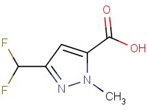 3-(difluoromethyl)-1-methyl-1H-pyrazole-5-carboxylic acid 3-(difluoromethyl)-1-methyl-1H-pyrazole-5-carboxylic acid