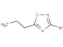 3-bromo-5-propyl-1,2,4-oxadiazole 3-bromo-5-propyl-1,2,4-oxadiazole