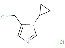 5-(chloromethyl)-1-cyclopropyl-1H-imidazole hydrochloride