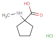 1-(methylamino)cyclopentanecarboxylic acid hydrochloride 1-(methylamino)cyclopentanecarboxylic acid hydrochloride