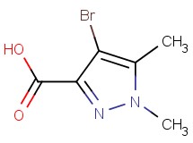 4-bromo-1,5-dimethyl-1H-pyrazole-3-carboxylic acid 4-bromo-1,5-dimethyl-1H-pyrazole-3-carboxylic acid