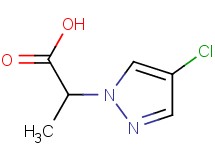 2-(4-chloro-1H-pyrazol-1-yl)propanoic acid 2-(4-chloro-1H-pyrazol-1-yl)propanoic acid