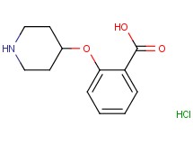 2-(4-piperidinyloxy)benzoic acid hydrochloride 2-(4-piperidinyloxy)benzoic acid hydrochloride