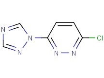 3-chloro-6-(1H-1,2,4-triazol-1-yl)pyridazine 3-chloro-6-(1H-1,2,4-triazol-1-yl)pyridazine