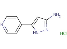 5-(4-pyridinyl)-1H-pyrazol-3-amine hydrochloride