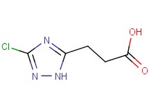3-(3-chloro-1H-1,2,4-triazol-5-yl)propanoic acid