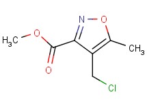 methyl 4-(chloromethyl)-5-methyl-3-isoxazolecarboxylate methyl 4-(chloromethyl)-5-methyl-3-isoxazolecarboxylate