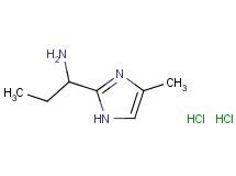 [1-(4-methyl-1H-imidazol-2-yl)propyl]amine dihydrochloride