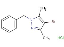 1-benzyl-4-bromo-3,5-dimethyl-1H-pyrazole hydrochloride 1-benzyl-4-bromo-3,5-dimethyl-1H-pyrazole hydrochloride