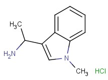 [1-(1-methyl-1H-indol-3-yl)ethyl]amine hydrochloride