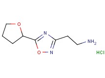{2-[5-(tetrahydro-2-furanyl)-1,2,4-oxadiazol-3-yl]ethyl}amine hydrochloride