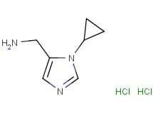 [(1-cyclopropyl-1H-imidazol-5-yl)methyl]amine dihydrochloride