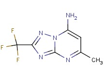 5-methyl-2-(trifluoromethyl)[1,2,4]triazolo[1,5-a]pyrimidin-7-amine