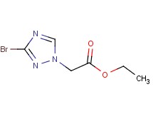 ethyl (3-bromo-1H-1,2,4-triazol-1-yl)acetate ethyl (3-bromo-1H-1,2,4-triazol-1-yl)acetate