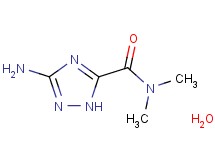 3-amino-N,N-dimethyl-1H-1,2,4-triazole-5-carboxamide hydrate