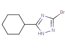 3-bromo-5-cyclohexyl-1H-1,2,4-triazole 3-bromo-5-cyclohexyl-1H-1,2,4-triazole