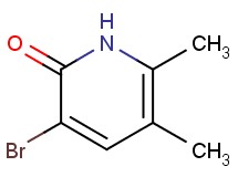 3-bromo-5,6-dimethyl-2(1H)-pyridinone 3-bromo-5,6-dimethyl-2(1H)-pyridinone