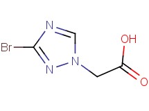 (3-bromo-1H-1,2,4-triazol-1-yl)acetic acid (3-bromo-1H-1,2,4-triazol-1-yl)acetic acid