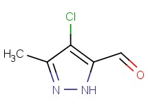 4-chloro-3-methyl-1H-pyrazole-5-carbaldehyde