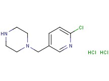 1-[(6-chloro-3-pyridinyl)methyl]piperazine dihydrochloride
